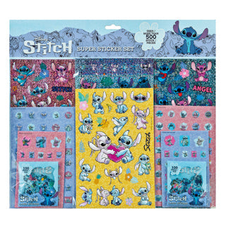 Super sticker set Stitch, 500dlg.