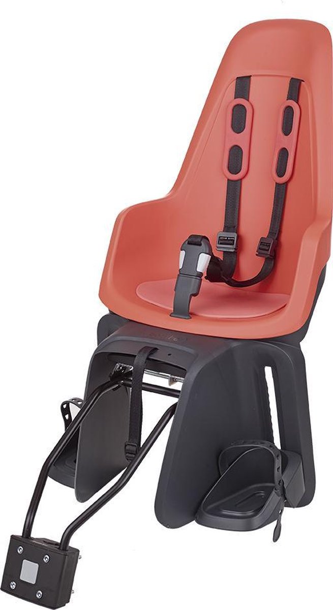 Bobike one maxi ff frame mounting - fierce flamingo - bicycle seat - child seat - rear seat - bicycle seat - for mounting on the seat tube of a bicycle or e-bike