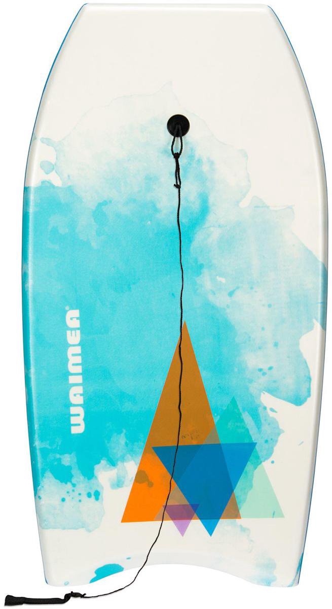 Bodyboard Waimea - tavola slick - 93 cm - bianco turchese viola