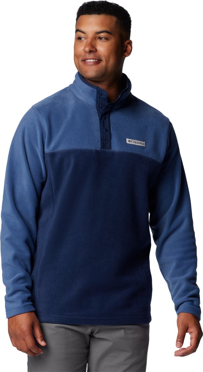 Columbia steens mountain™ half snap ii men's outdoortrui - collegiate navy, dark mountain - maat s