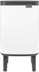 Brabantia bo hi prullenbak - 4 liter - badkamer - matt black