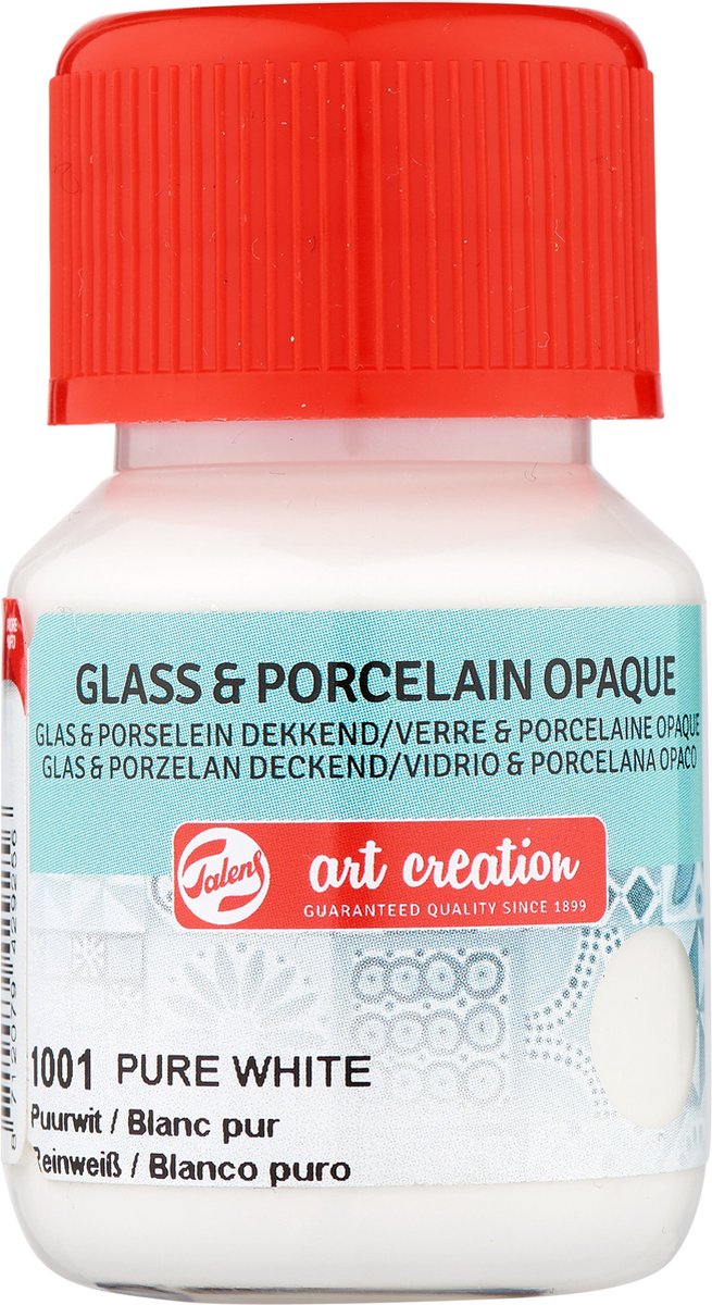 Talens creazione artistica • vetro porcellanato opaco 30ml bianco puro