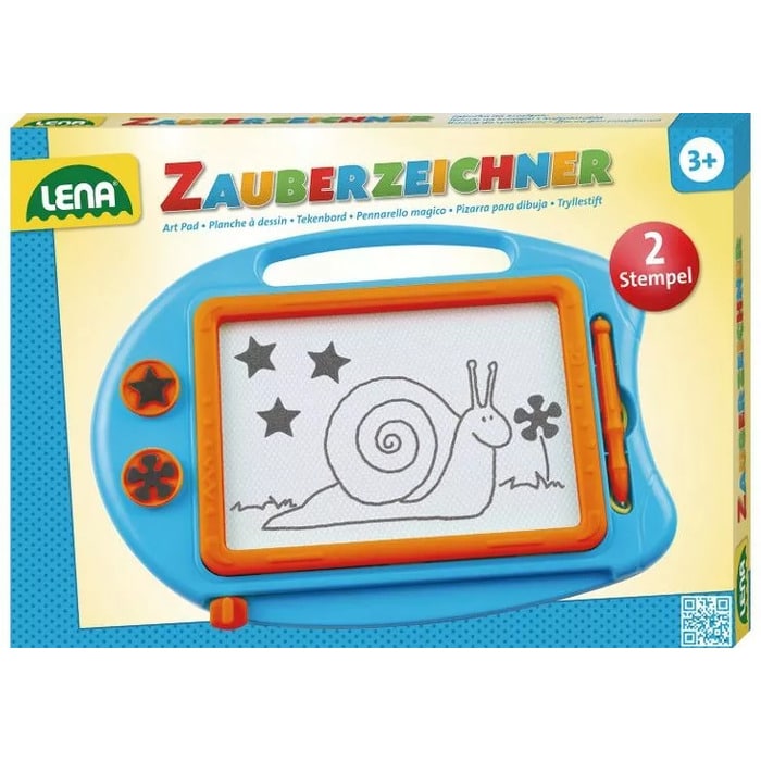 Lena Magic Drawing Table con 2 sellos magnéticos