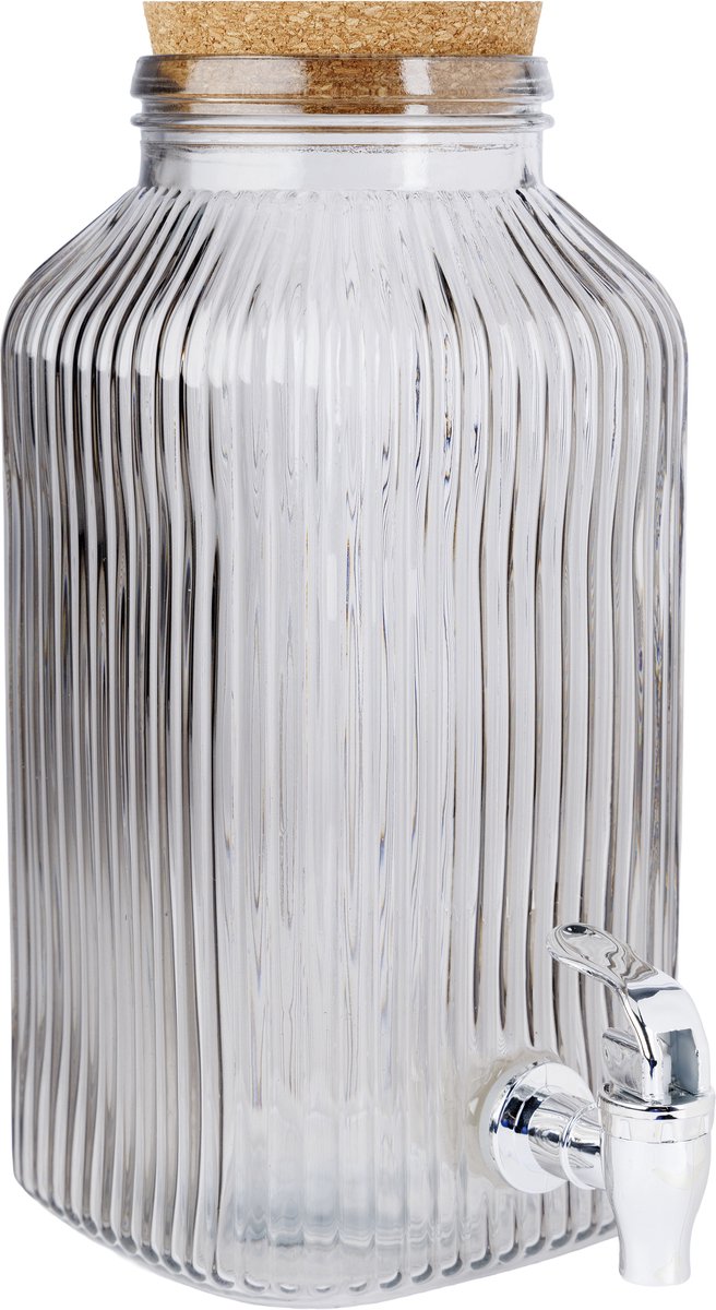 Dispenser di succo Raya accogliente e trendy - 3l35 - grigio