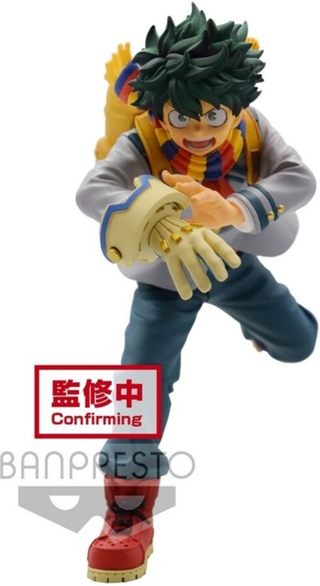 Banpresto my hero academia - bravegraph #1 vol.2 izuku midoriya figure 14cm