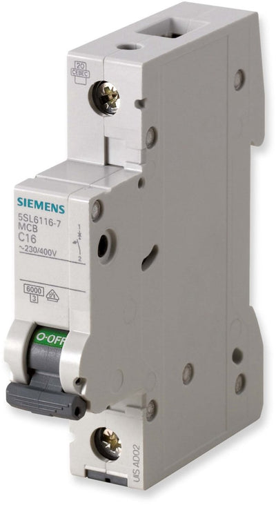 Interruttore Siemens unipolare 20 a 230 v, 400 v 5sl61206
