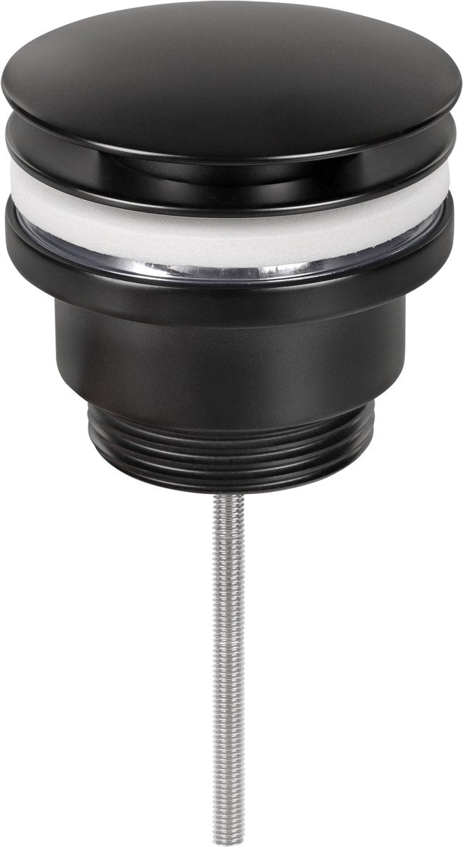 Tappo di scarico dal design diverso nero opaco