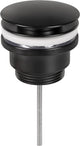 Tappo di scarico dal design diverso nero opaco