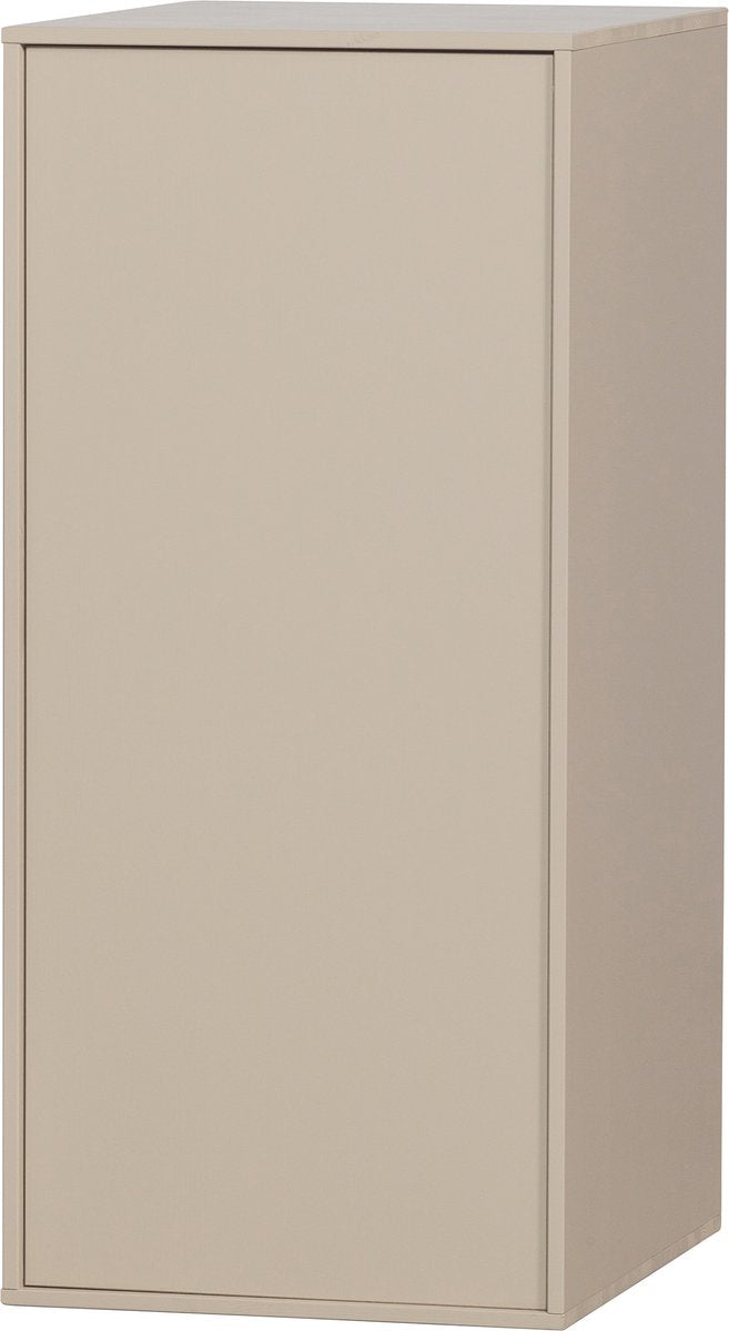 Vtwonen daily cupboard single - pine wood - dakargrau gray - 110x50x58 cm