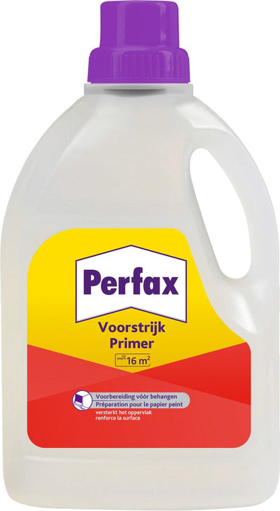 Primer Perfax 1l | preparazione per risultati perfetti sulla carta da parati | migliora l'adesione e livella la superficie | adatto per 17m2 | facile da applicare.