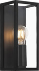 Lampada da parete per esterno Eglo alamonte 2 - e27 - 26 cm - nera