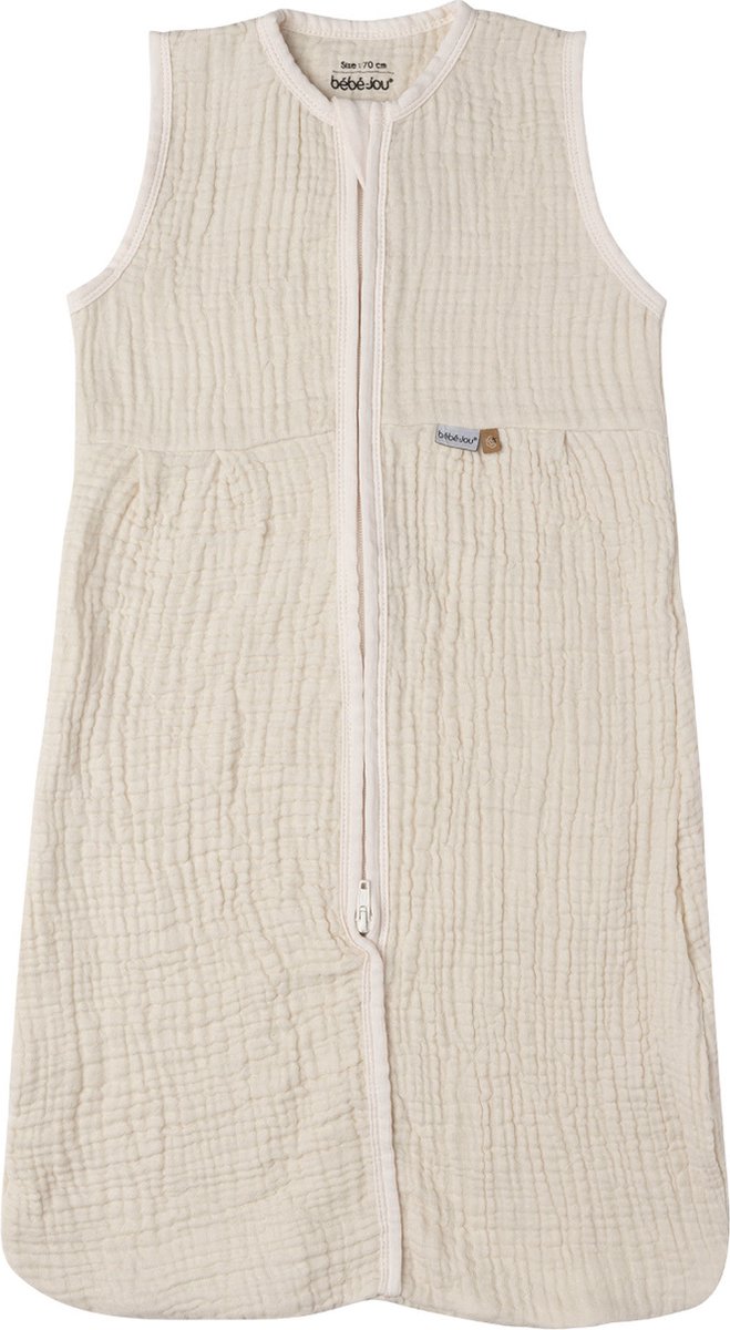 Bébé-jou bebe-jou pure cotton hydrophilic summer sleeping bag sand 90 cm