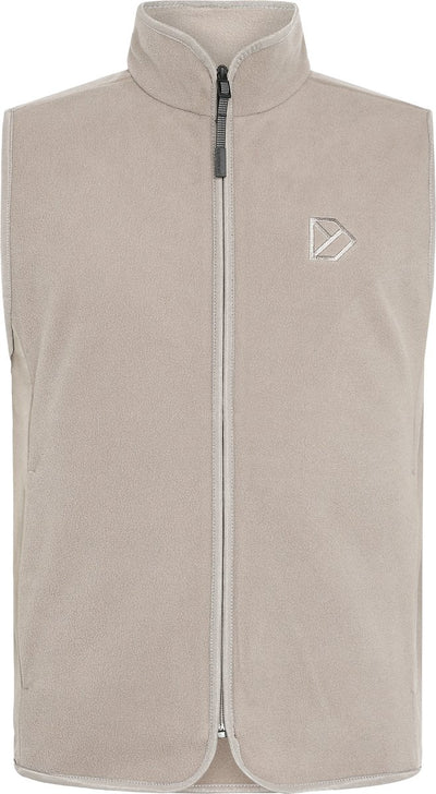 Didriksons tino usx vest unisex outdoorjas - ash brown