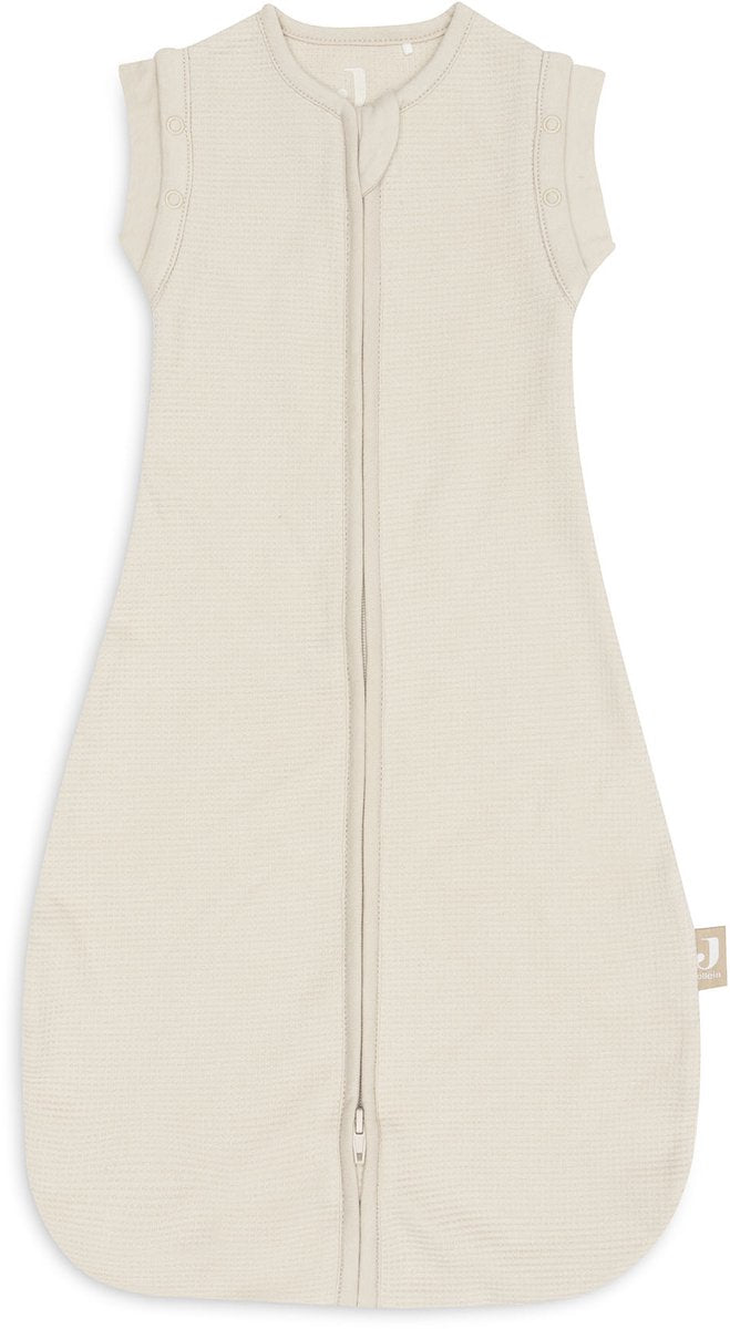 Jollein cocoon slaapzak baby 0-3 maanden - little waffle - sand