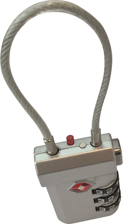 Travelsafe - TSA cable lock - gray