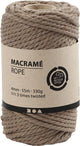 Creative Company Macrame Cord Light Brown, 55m
