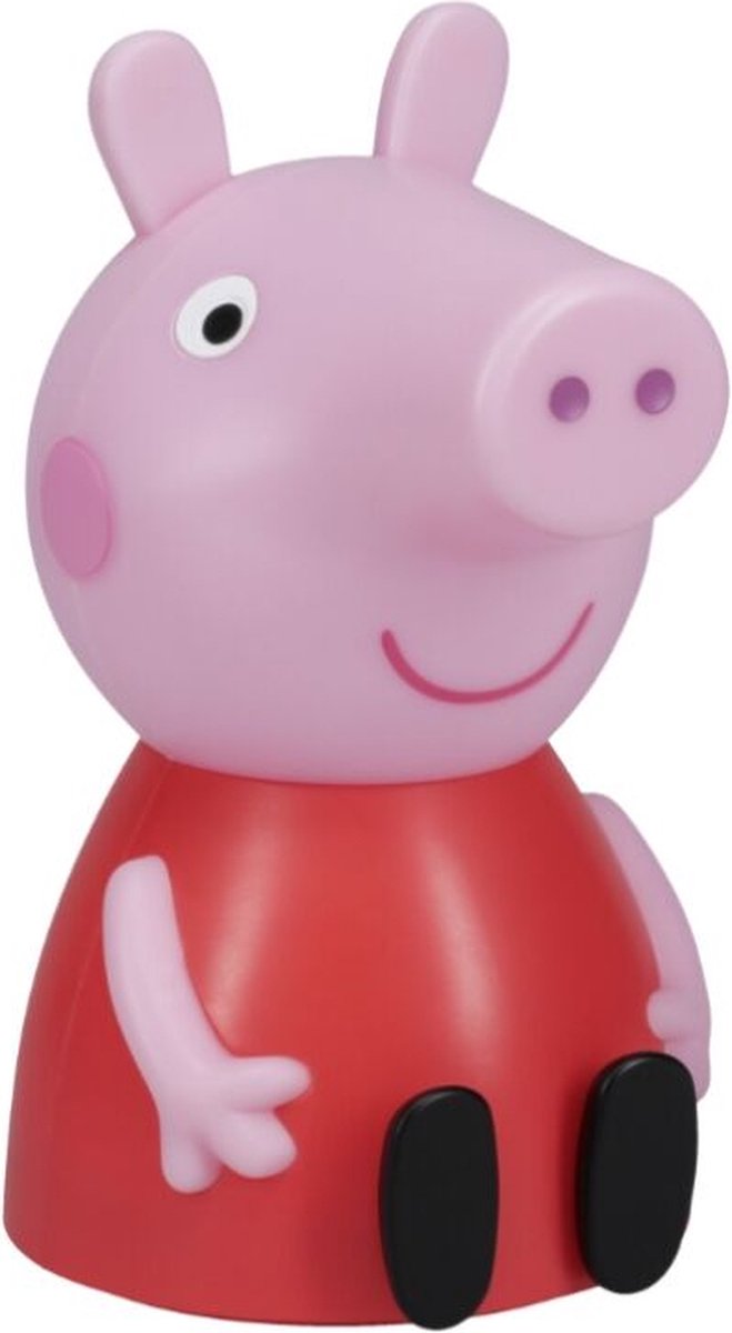 Paladone Peppa Pig Figura Lampada con Suono – Luce Notturna per Bambini con Licenza Ufficiale, Accessori per la Cameretta Decorazione –