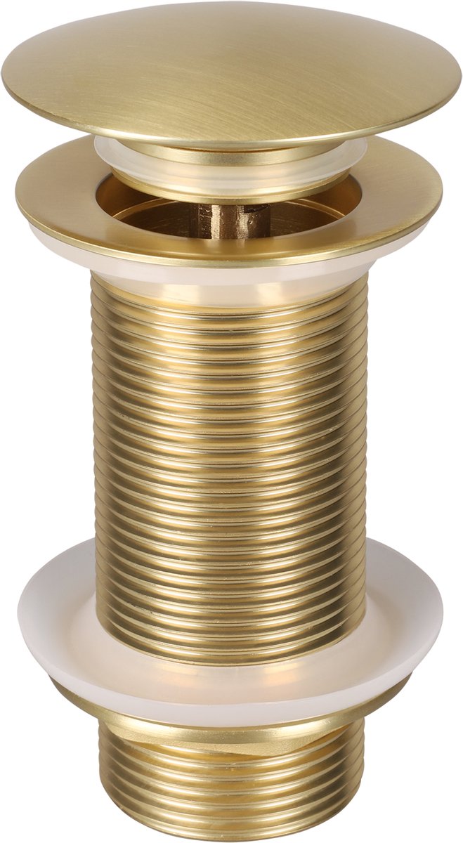 Differnz tapón de desagüe para lavabo diseño emergente 9,8 cm dorado