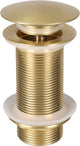 Differnz tapón de desagüe para lavabo diseño emergente 9,8 cm dorado