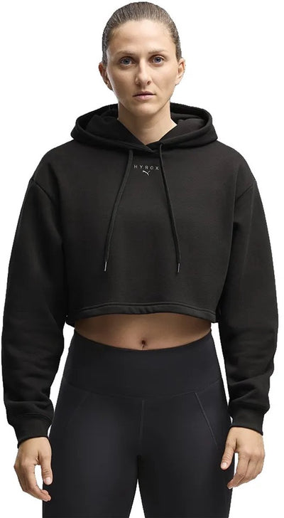 Felpa con cappuccio Puma x hyrox heavyweight nera m da donna