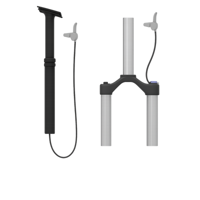 Elvedes Cable Kit Post-poste y bloqueo de bloqueo Super Flex