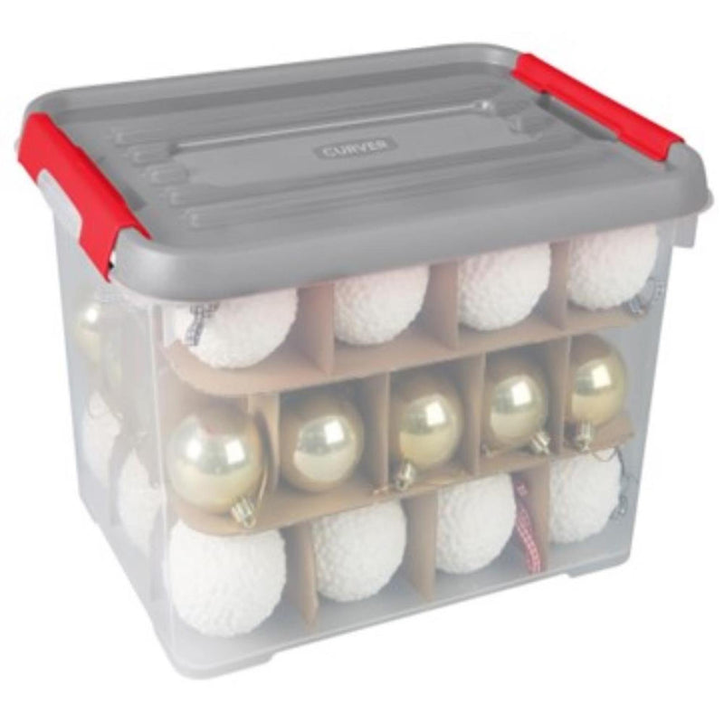 Contenitore per palline di Natale Curver da 65 l
