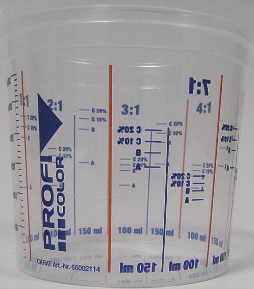 Profi color lakaccessoires mixing cup 385ml