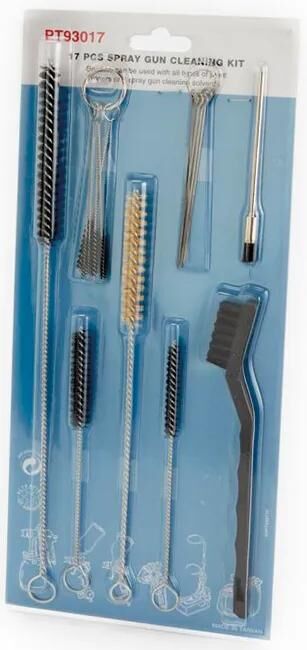 Set pulizia pistola colore professionale Kit pulizia pistola set m.pennelli ecc.