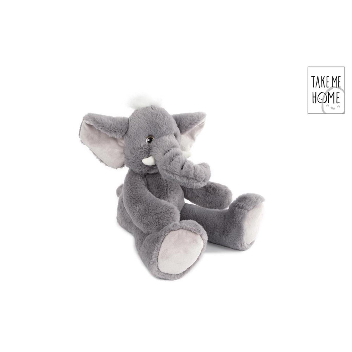 Take me home elefante peluche s gris 22cm