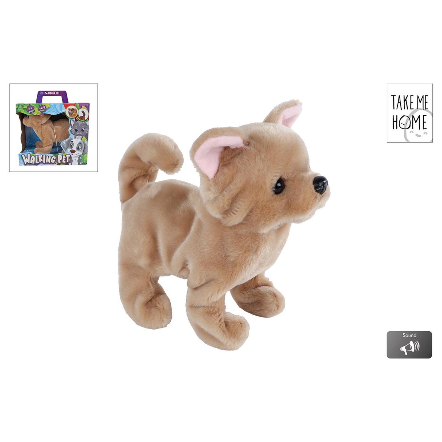 Take me home loophond blaffend 21cm