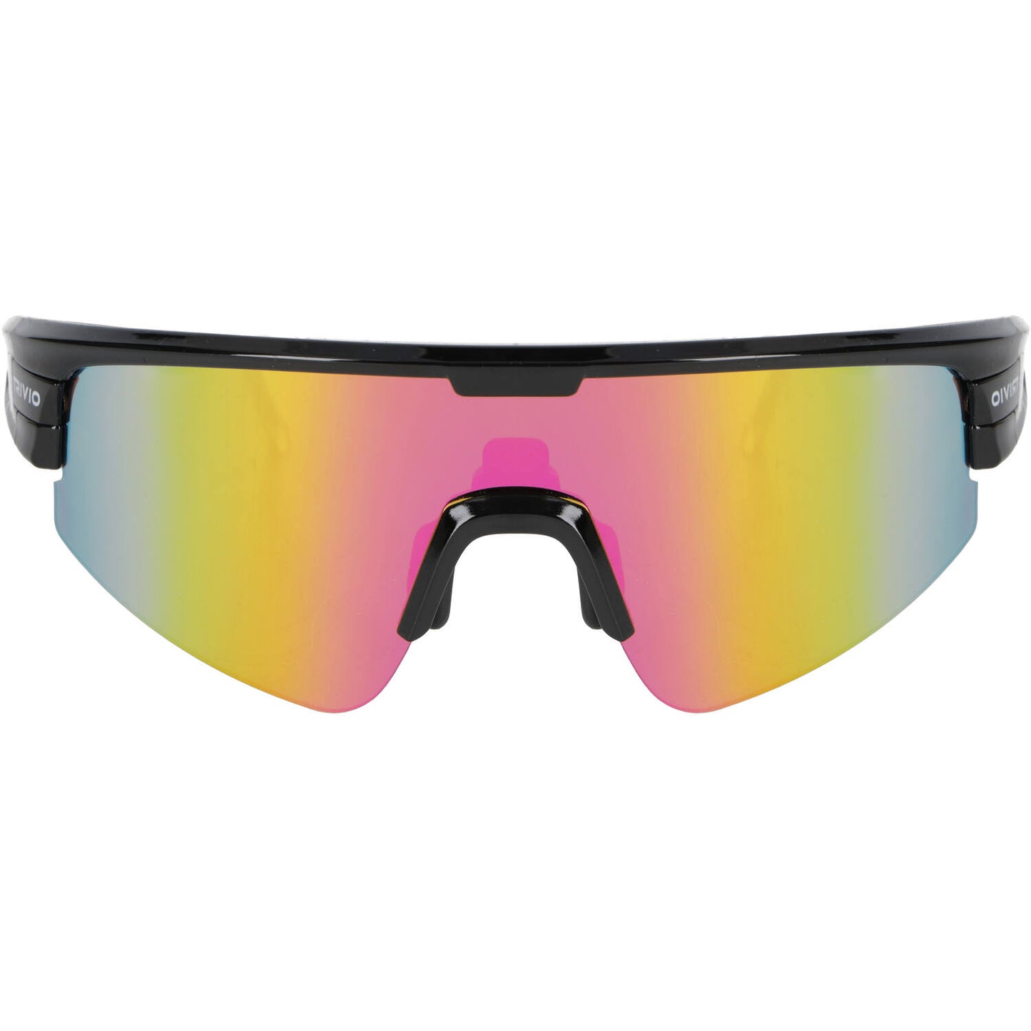 Trivio - fietsbril octo zwart revo roze + adapterstuk voor glazen op sterkte
