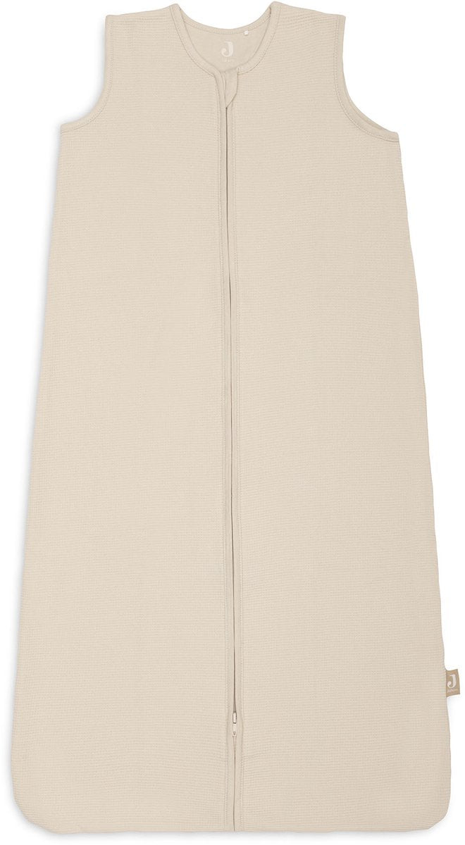 Jollein saco de dormir bebé sin mangas 110cm - jersey - little waffle sand