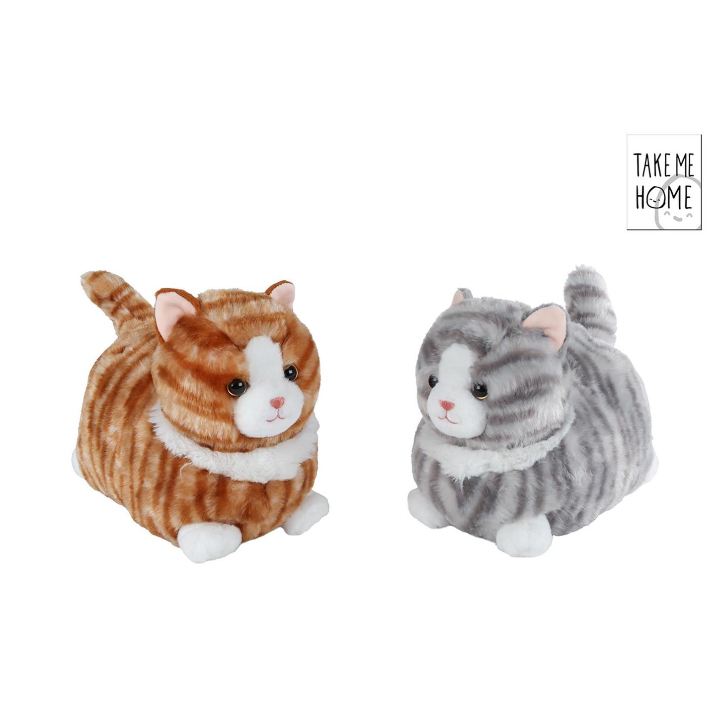 Llévame a casa gato tumbado peluche 25cm