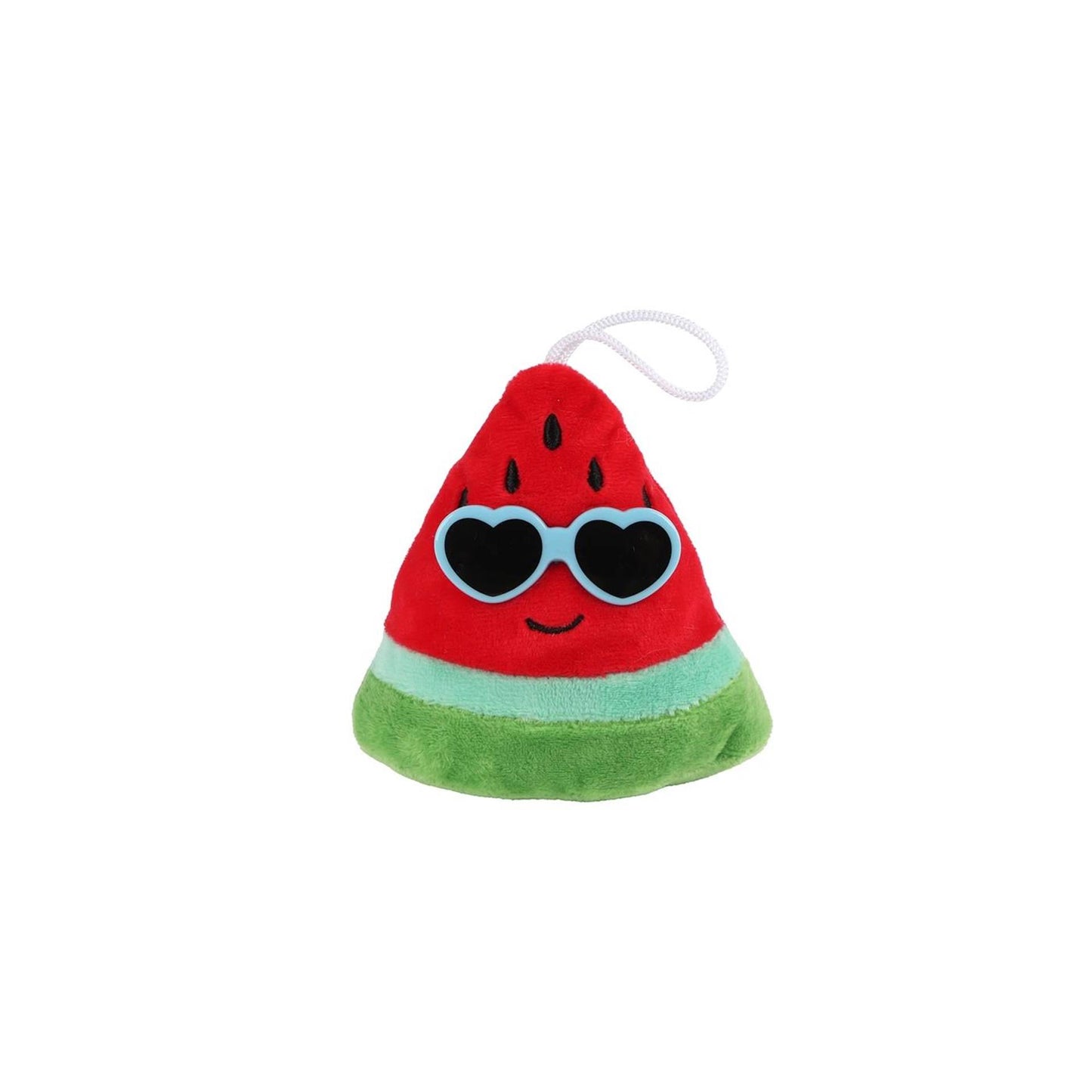 Menú esponjoso peluche fruta con gafas de sol - 6cm