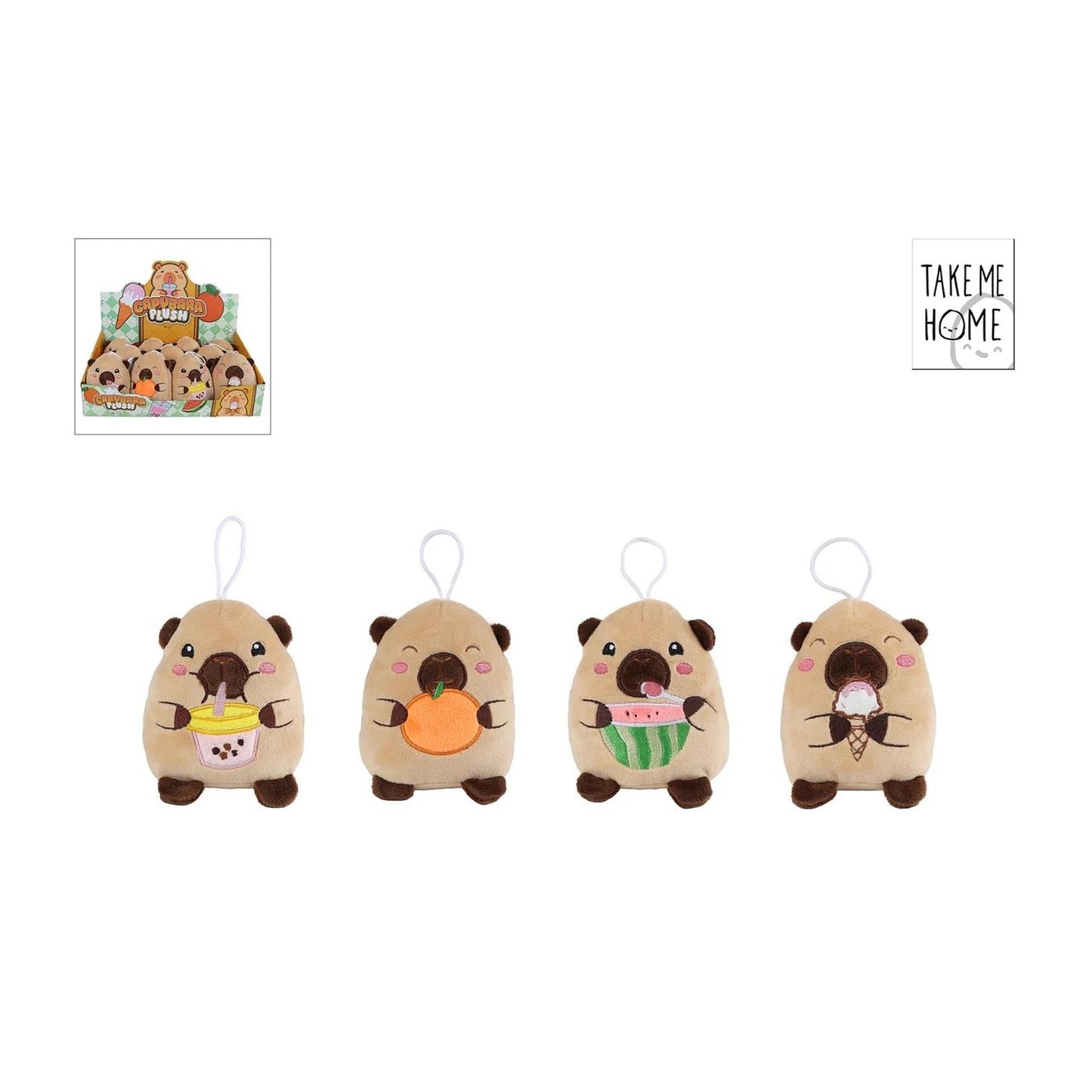 Peluche capibara de peluche Llévame a casa - 14cm