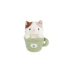 Llévame a casa gato en taza peluche 18cm