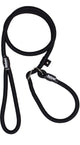 Correa para perros Rebel Petz - correa de entrenamiento - negra - l - 12 mm x 140 cm