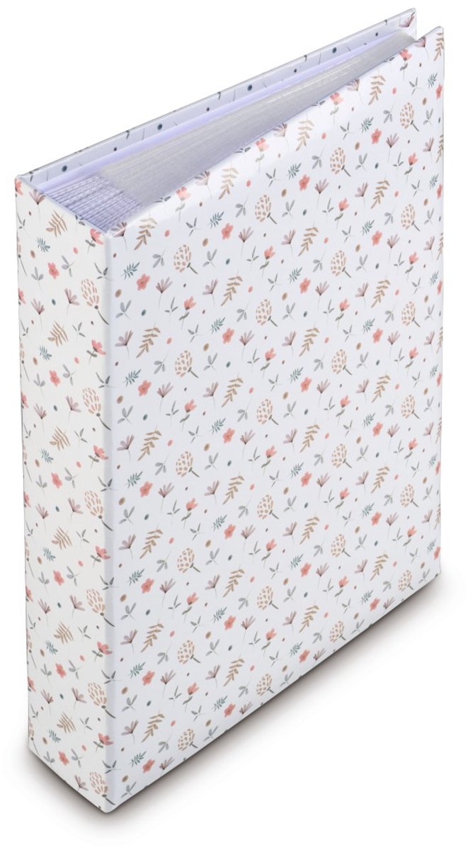 Album scorrevole Hama - floreale - 10x15 - 200 pagine - bianco