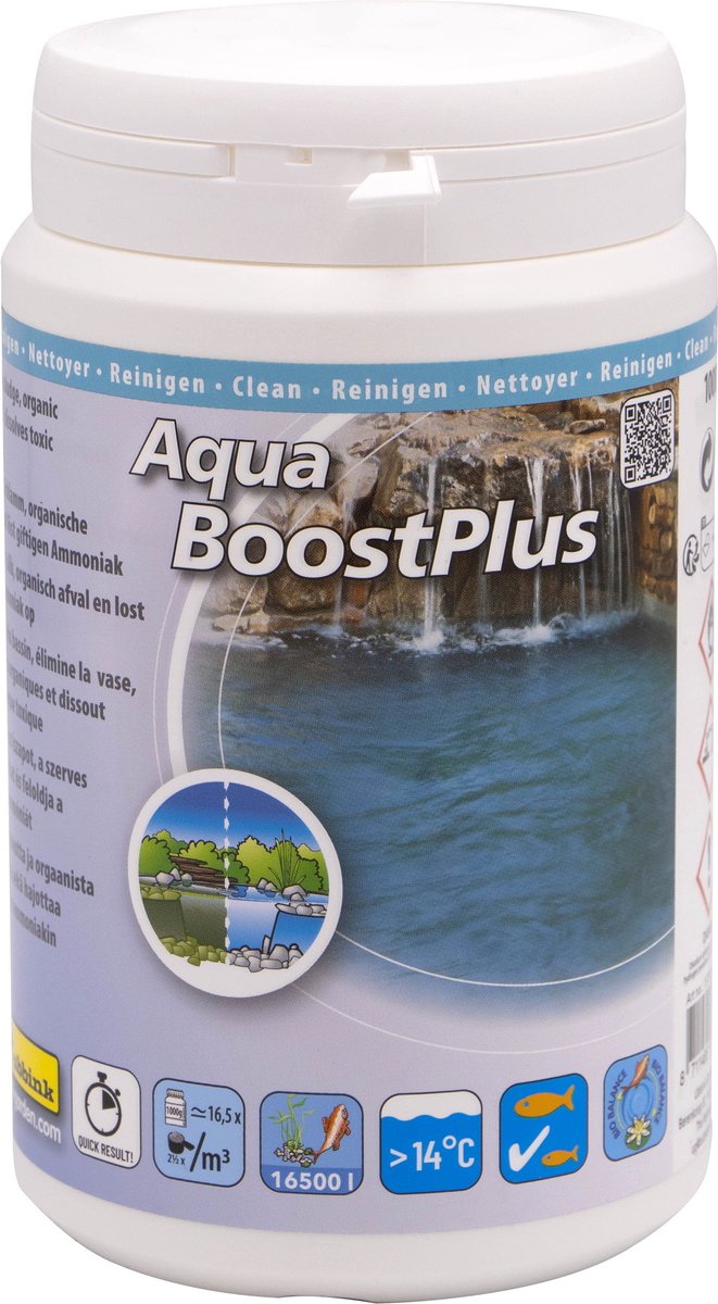 Ubbink ubbink vijverwater pulitore aqua boost più 1000 g per 16500 l