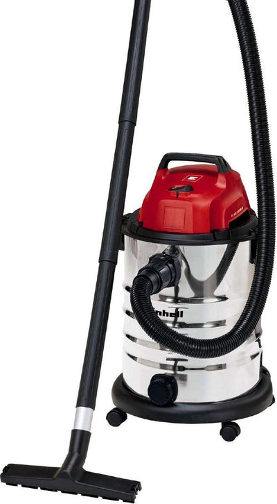 Aspirador eléctrico en seco y húmedo Einhell tc-vc 1930 s - 1500 w - 190 mbar - 30 l - incl. varios accesorios
