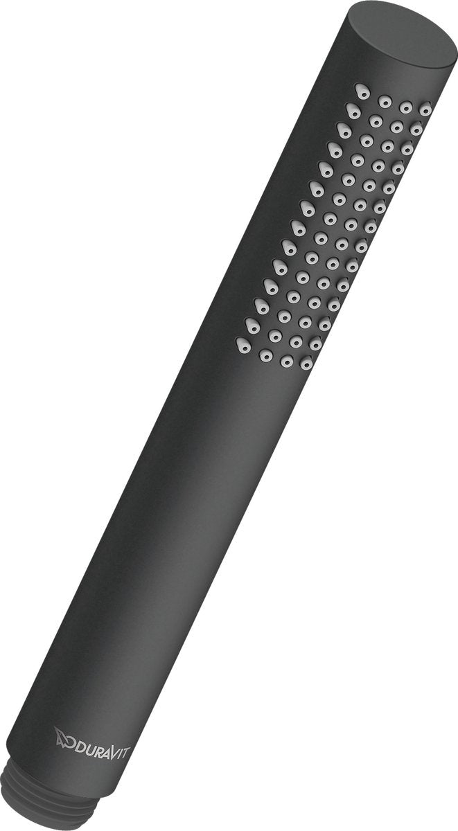 Doccetta Duravit 1 posizione meno flusso - soffione doccia - risparmio idrico - easyclean - nero opaco