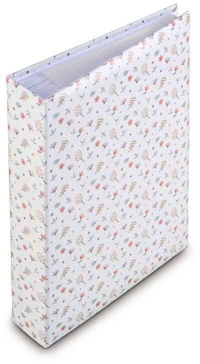 Álbum deslizable Hama - floral - 10x15 - 200 páginas - blanco
