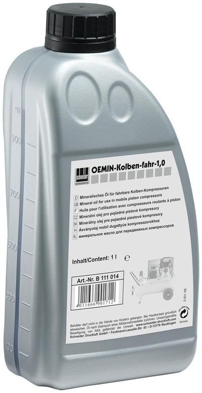 SCHNEIDER AIRSYSTEMS Spec. Oil Schneider 1.0l f. Piston Comp.