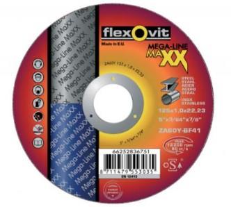 Flexovit dss maxx acciaio inox 180x1,6x22,23 za46y t41 | 25 pz