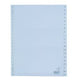 Pestañas canguro w431cm pp a4 120 micras blanco 20 piezas a-z ventana de 23 agujeros