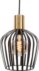 Lampada a sospensione Eglo Empoli - e27 - ø 20 cm - oro nero