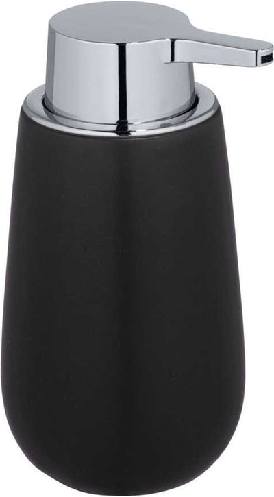 Wenko 1065610 - distributore di sapone. ceramica badi nera | 1 pz
