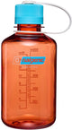 Nalgene - botella de boca estrecha - botella para beber - botella de agua - 500 ml - llama con atolón azul sustentar ¡nuevo!