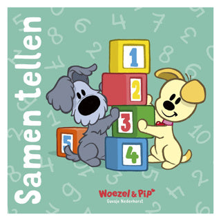 Libro Woezel y Pip contando juntos libro de mesa | 2 piezas