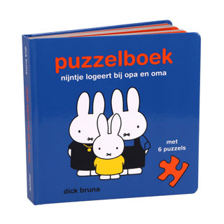 Nijntje boek puzzel, logeert bij opa en oma | 2 stuks